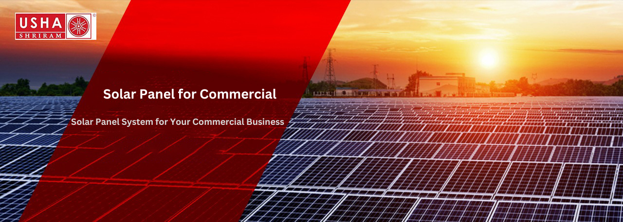 Commercial solar power plant